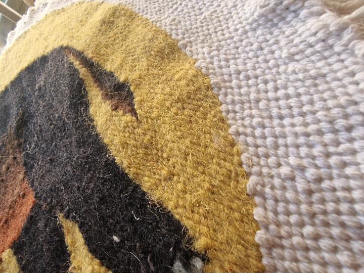 The Elephant — Handwoven Wool Wall Hanging